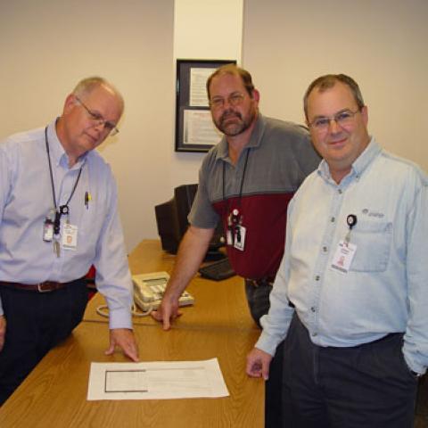 (from left) Chuck Miller, Randy Glueck and Ed Deweese (from left) Chuck Miller, Randy Glueck and Ed Deweese